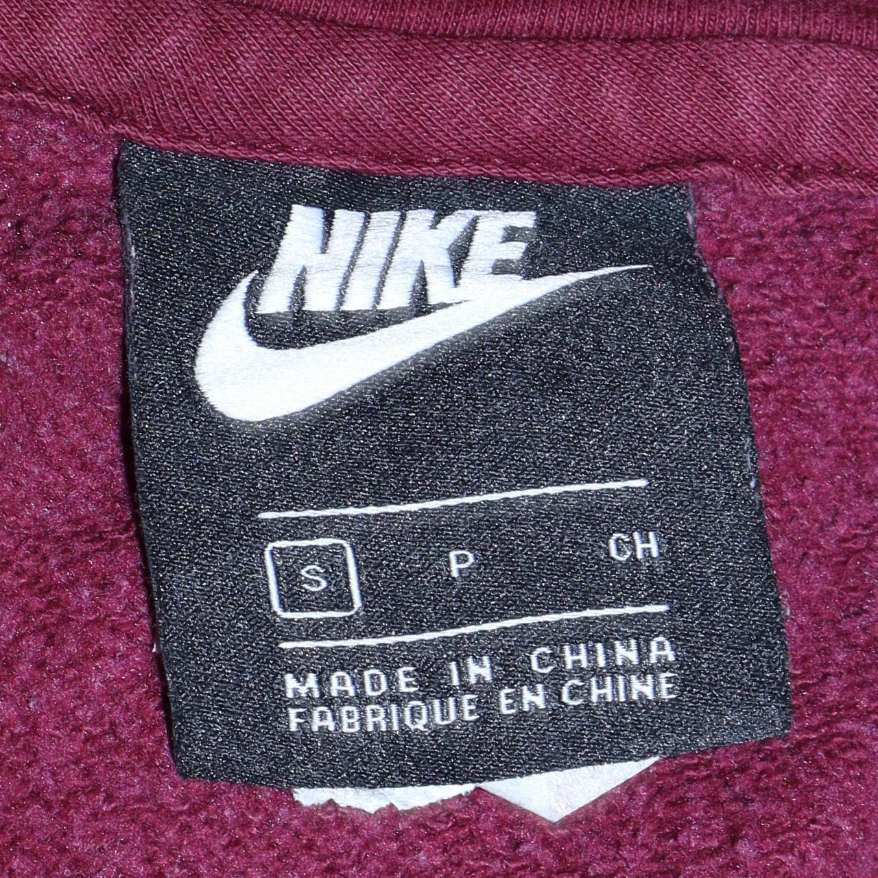 Nike Men's Red Small 1/2 Zip Pullover Hoodie Fleece Sweatshirt - Image 5
