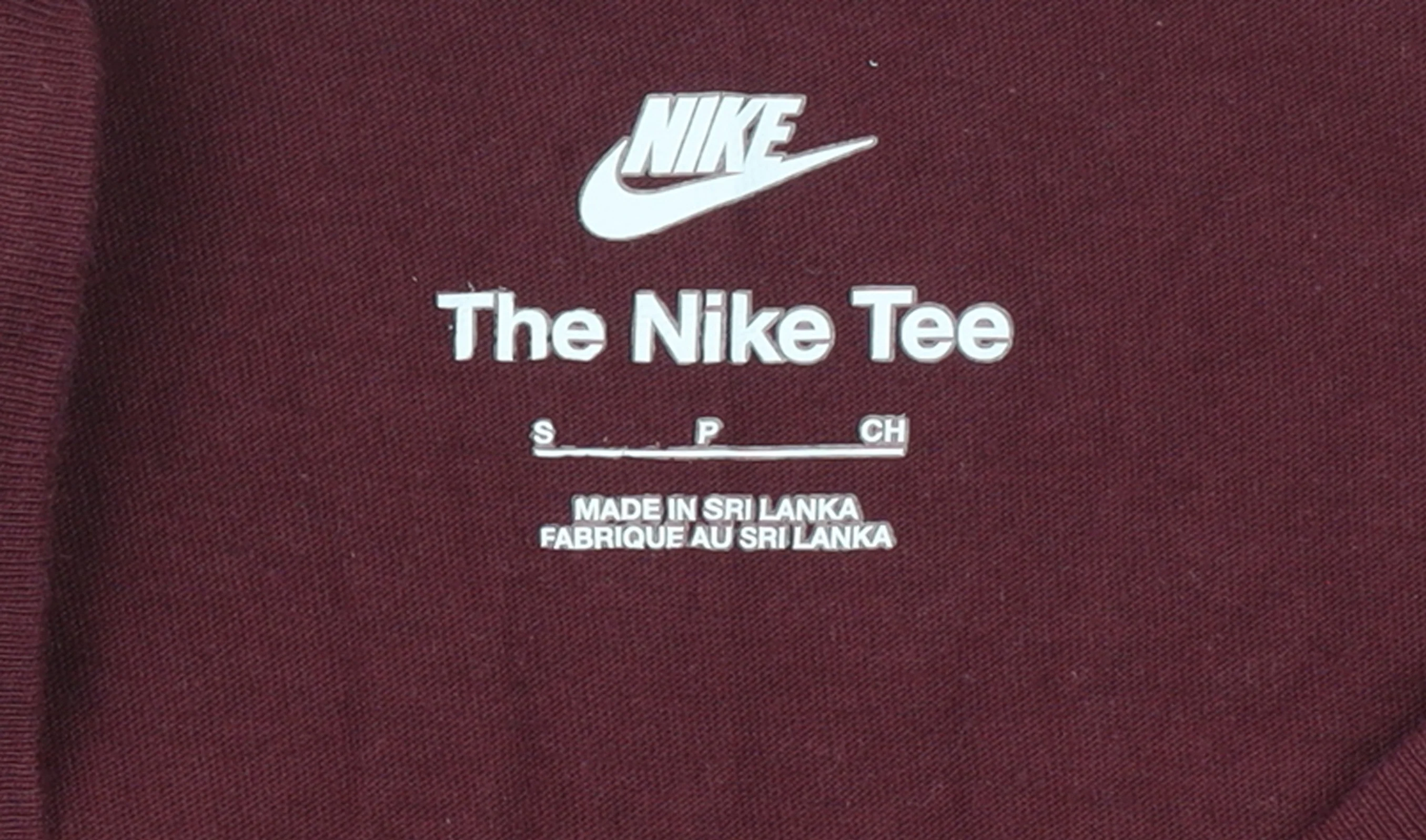 Nike Men's Red Small Crew Neck Cotton T-Shirt - Image 4
