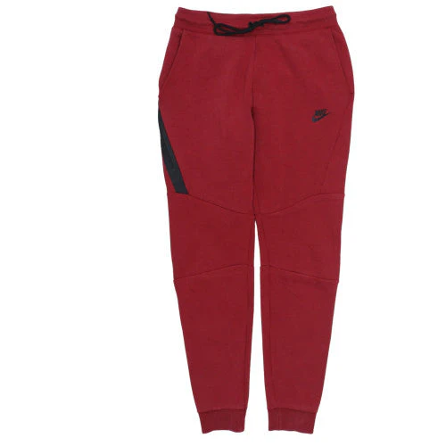 Nike Men's Red Sweatpants Jogger S Slim Fit Cotton Blend Trousers