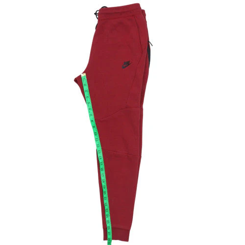 Nike Men's Red Sweatpants Jogger S Slim Fit Cotton Blend Trousers - Image 3