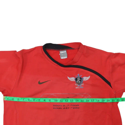 Nike Mens Red XL Long Sleeve Football Jersey Top - Image 2