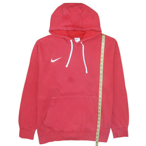 Nike Men's Red XL Pullover Hoodie with Logo and Kangaroo Pocket - Image 2
