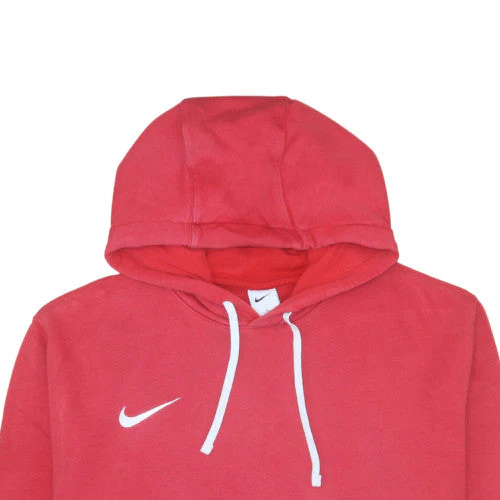 Nike Men's Red XL Pullover Hoodie with Logo and Kangaroo Pocket - Image 7