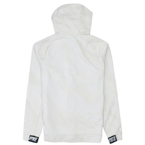 Nike Men's White Full Zip Hooded Sweatshirt Size S Lightweight - Image 4