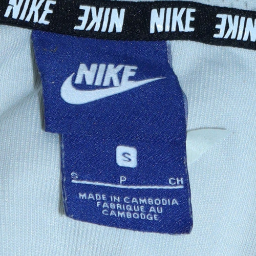 Nike Men's White Full Zip Hooded Sweatshirt Size S Lightweight - Image 6