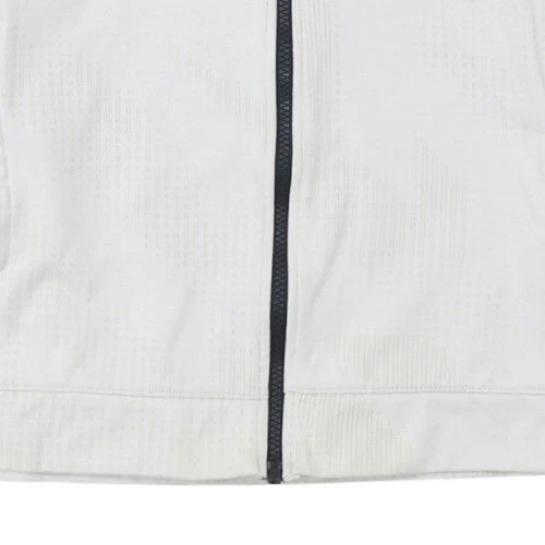 Nike Men's White Full Zip Hooded Sweatshirt Size S Lightweight - Image 8