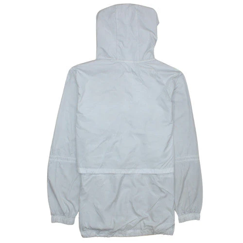 Nike Men's White Full Zip Lightweight Hooded Sports Jacket L - Image 4