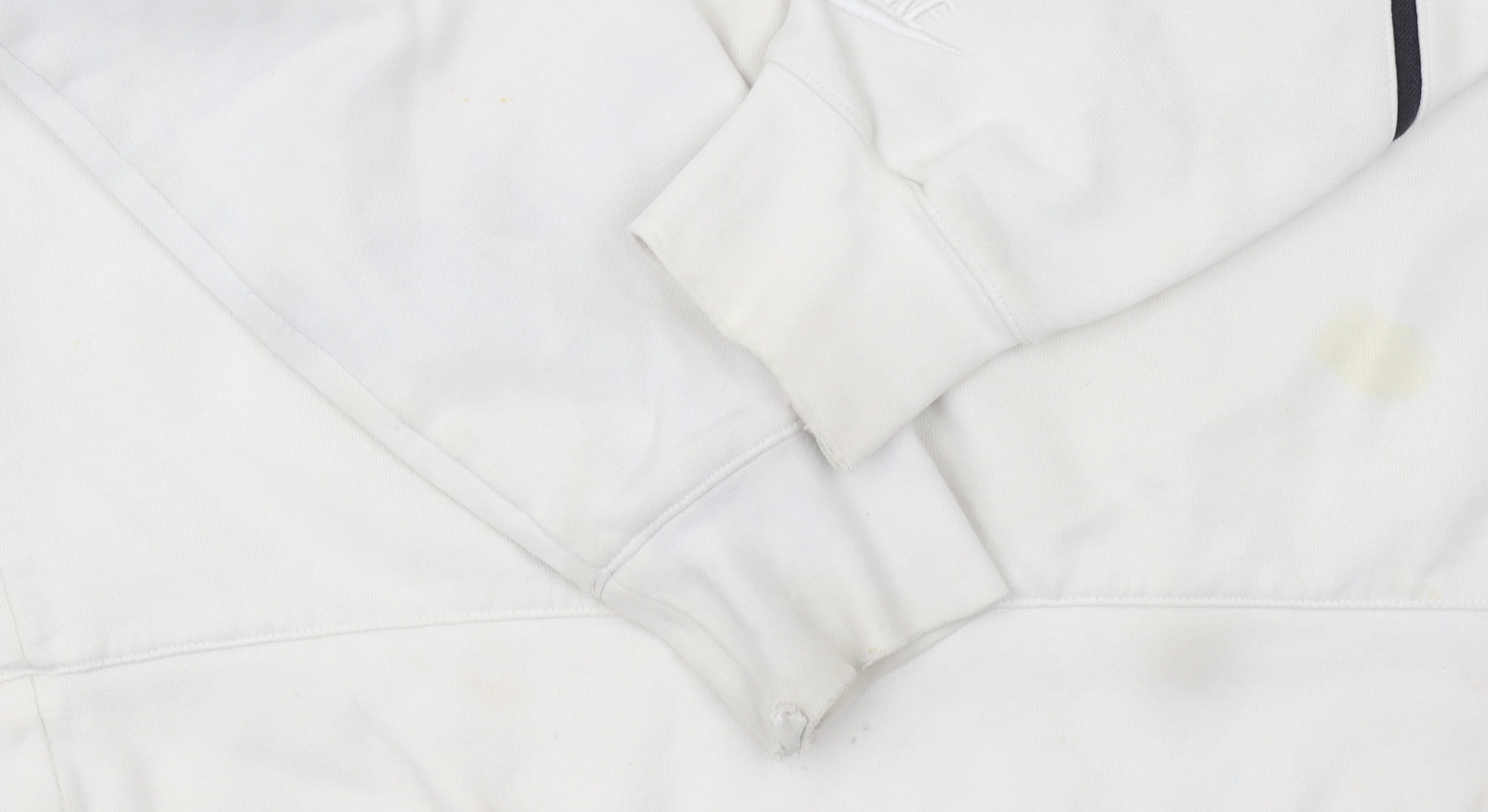 Nike Men's White Large Crew Neck Pullover Logo Sweatshirt - Image 7