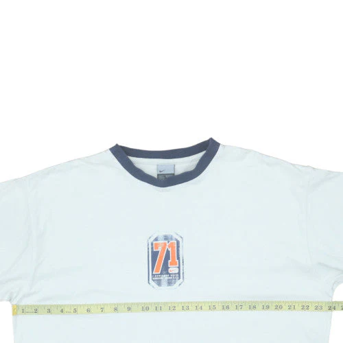 Nike Men's White Long Sleeve Retro 71 Logo T-Shirt XL - Image 2