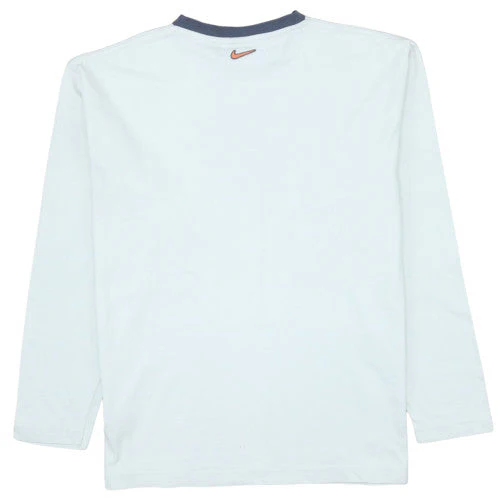 Nike Men's White Long Sleeve Retro 71 Logo T-Shirt XL - Image 4