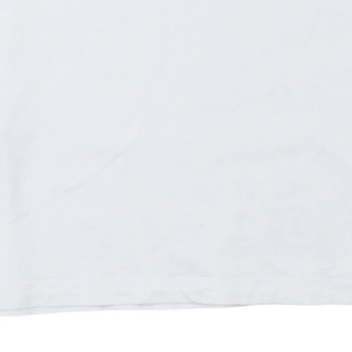 Nike Men's White Medium Crew Neck Cotton T-Shirt - Image 7