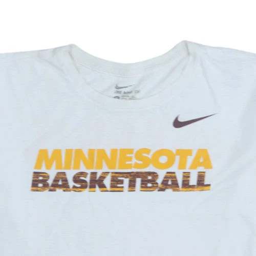 Nike Men's White Minnesota Basketball Graphic T-Shirt Size M - Image 6