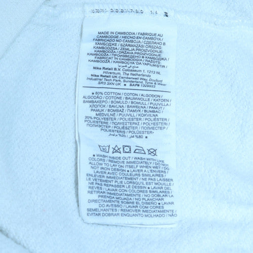 Nike Men's White Pullover Crew Neck Air Logo Sweatshirt Size S - Image 6