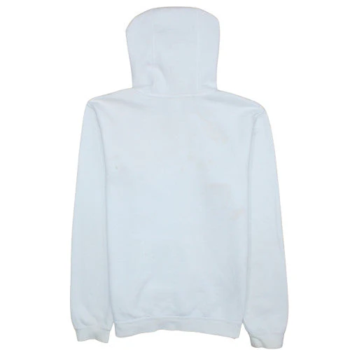 Nike Men's White Pullover Hoodie M Logo Fleece Sportswear - Image 4
