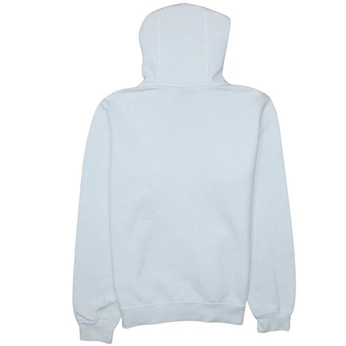 Nike Men's White Pullover Hoodie M Logo Fleece Sweatshirt - Image 4