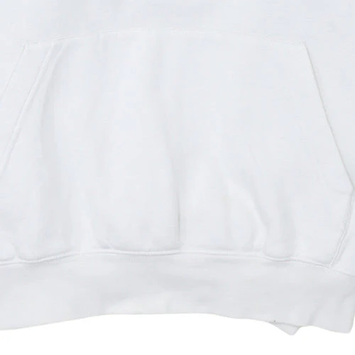 Nike Men's White Pullover Hoodie M Sports Fleece Sweatshirt - Image 8
