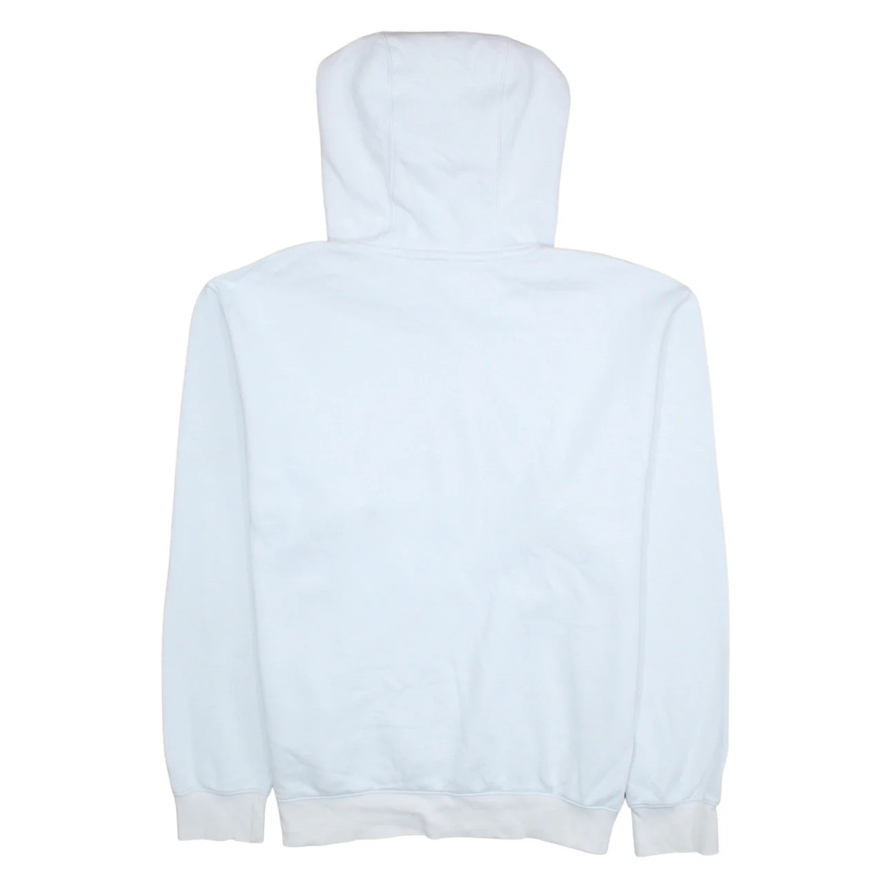 Nike Men's White Pullover Hoodie Size L Fleece Sweatshirt - Image 4