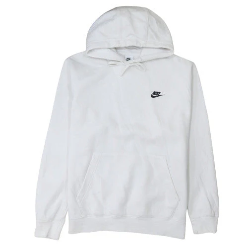 Nike Men's White Pullover Hoodie Size L Regular Fit Sportswear