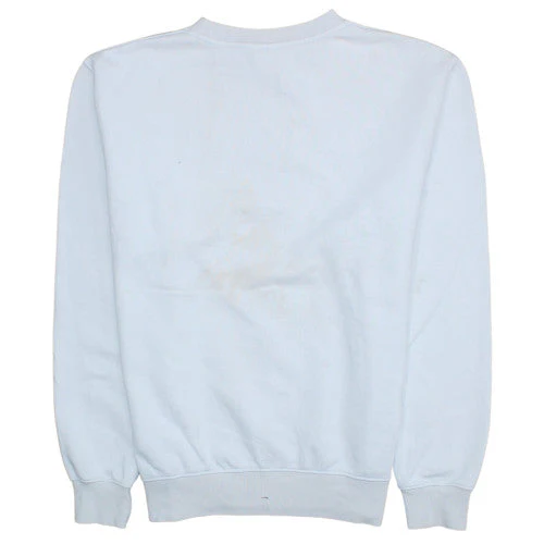 Nike Men's White Pullover Sweatshirt M Graphic Logo Fleece - Image 4