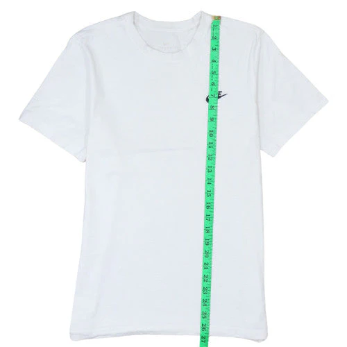Nike Men's White Short Sleeve Crew Neck Cotton T-Shirt Size M - Image 3