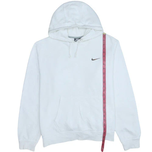 Nike Men's White XL Pullover Fleece Hoodie Sweatshirt - Image 2