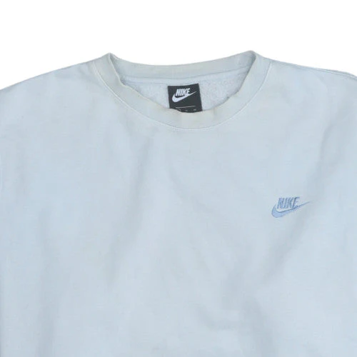 Nike Men's White XL Pullover Fleece Sweatshirt Crew Neck - Image 8