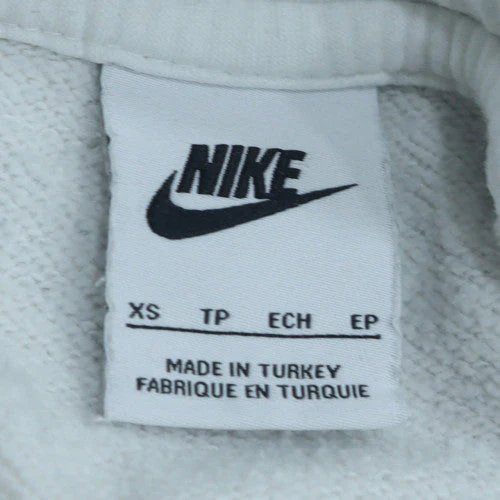 Nike Mens White XS Hoodie Graphic Print Pullover Sweatshirt - Image 6