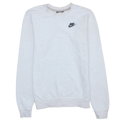 Nike Men's White XS Pullover Crew Neck Sweatshirt