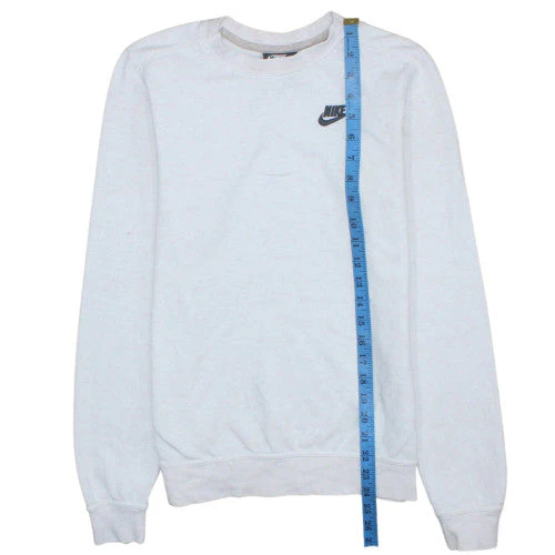 Nike Men's White XS Pullover Crew Neck Sweatshirt - Image 3
