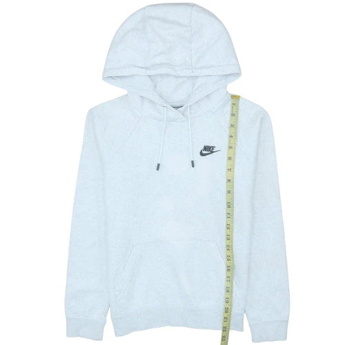 Nike Men's White XS Pullover Hoodie Sweatshirt with Logo - Image 2