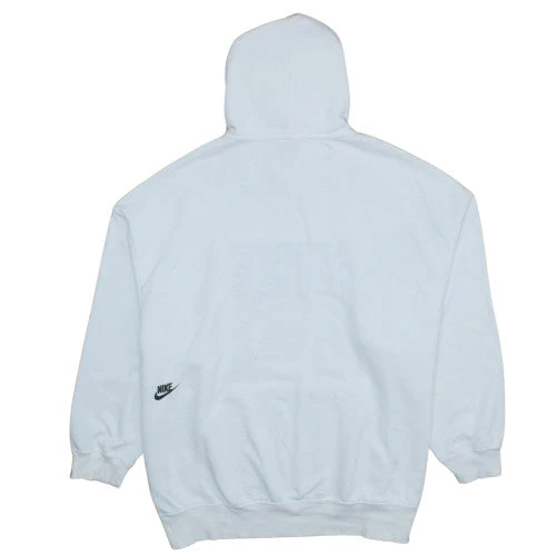 Nike Men's White XS Pullover Hoodie with Blue Logo - Image 4