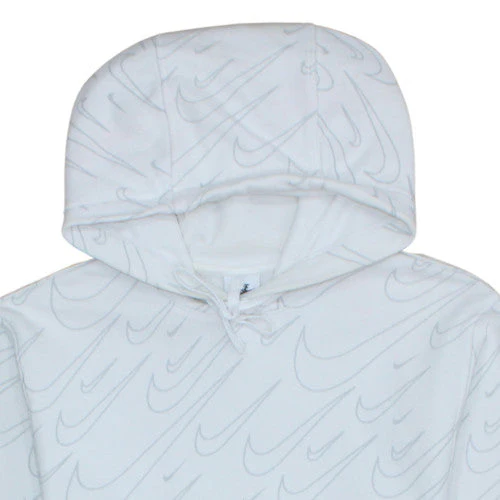 Nike Men's White XS Pullover Hoodie with Logo Graphic Print - Image 7