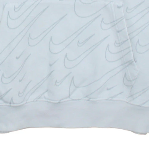 Nike Men's White XS Pullover Hoodie with Logo Graphic Print - Image 8