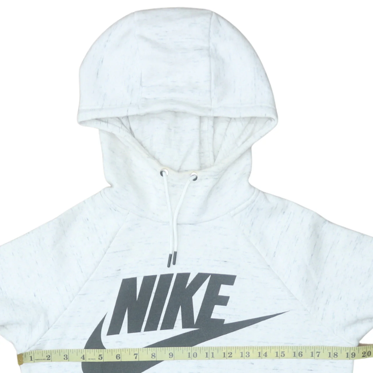 Nike Men's White XS Pullover Hoodie with Logo Graphic Print - Image 3