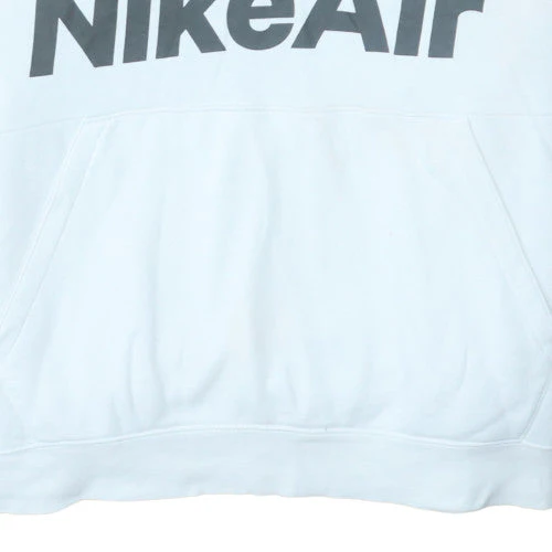 Nike Mens White XXL Pullover Hoodie with Logo Graphic Print - Image 7