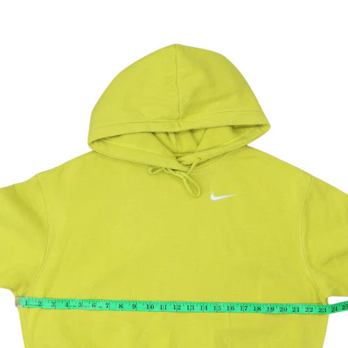 Nike Men's Yellow Pullover Hoodie XS Regular Fit Fleece - Image 2