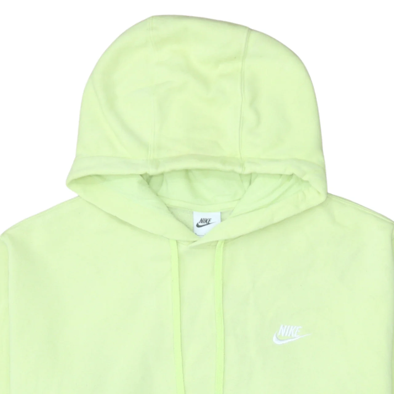 Nike Men's Yellow XL Pullover Hoodie with Logo Pocket - Image 7