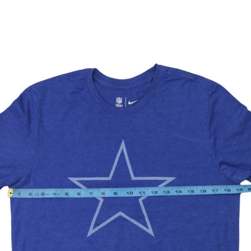 Nike NFL Team Men's Blue Athletic Fit Graphic T-Shirt Medium - Image 2