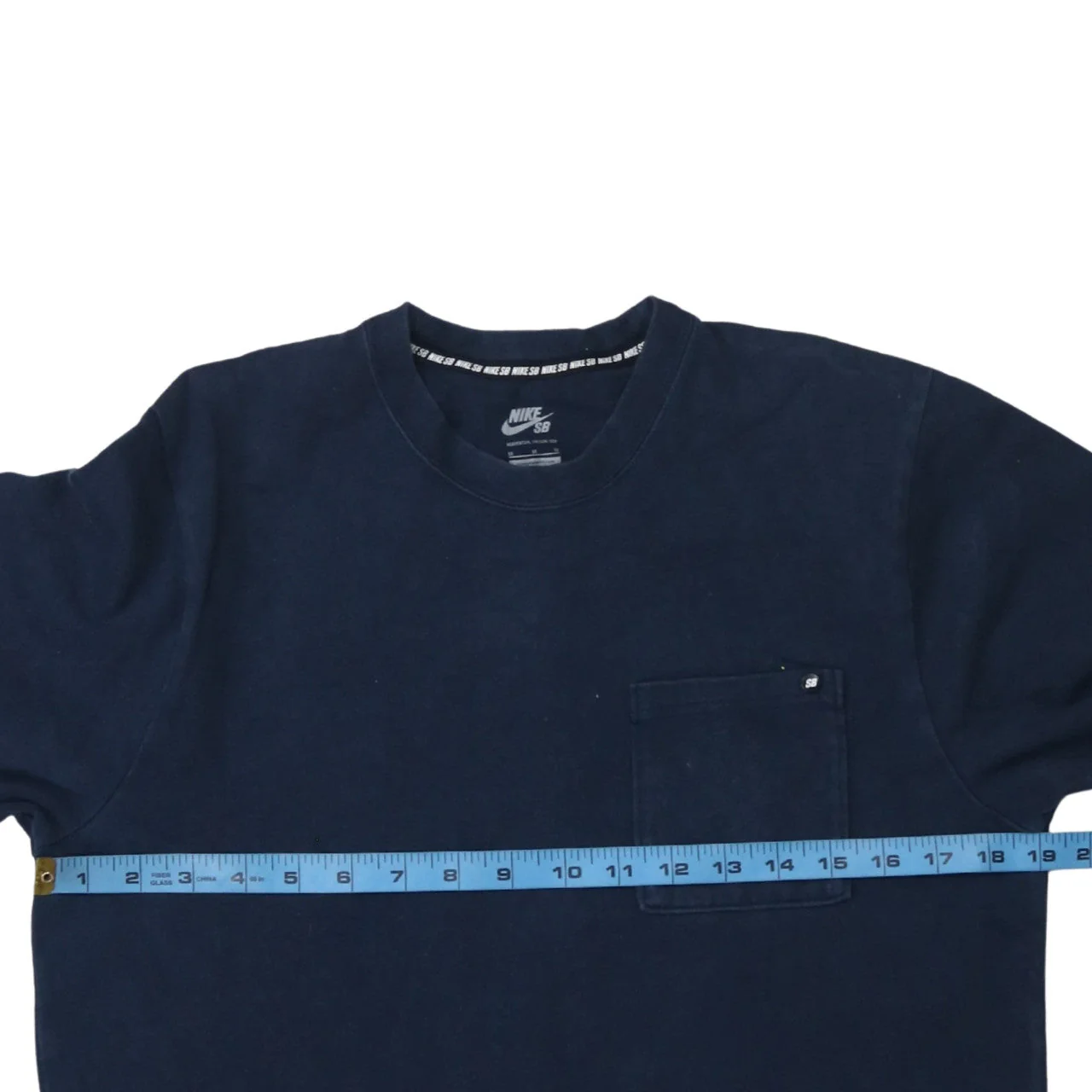 Nike SB Men’s Blue Cotton Crew Neck Pullover Sweatshirt M - Image 2