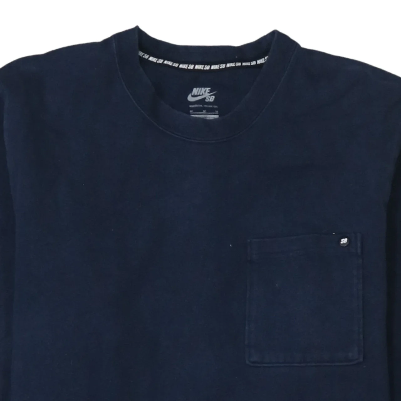 Nike SB Men’s Blue Cotton Crew Neck Pullover Sweatshirt M - Image 8