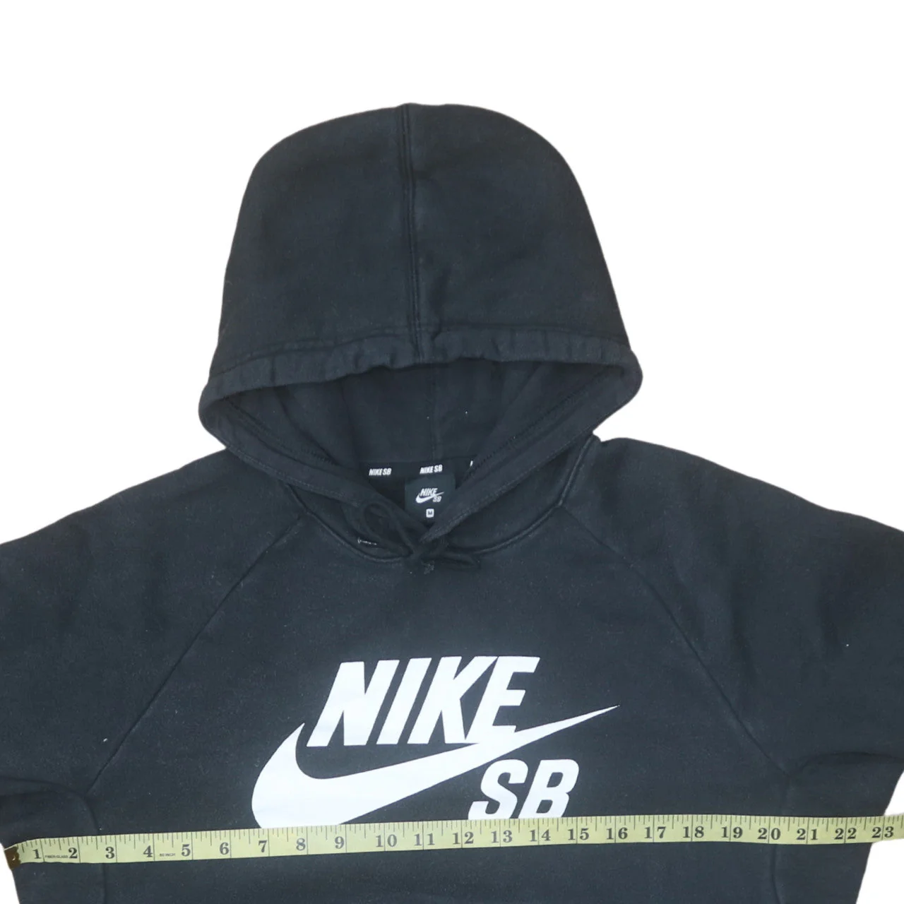 Nike SB Men's Black Pullover Hoodie M Fleece Skate Sweatshirt - Image 3
