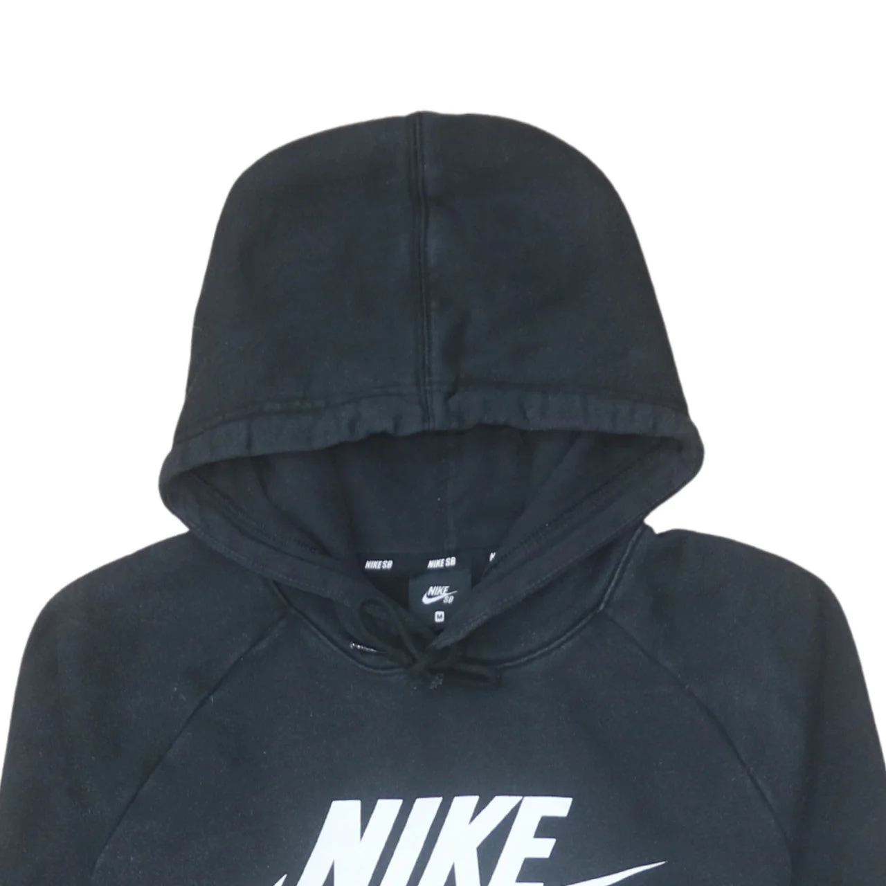 Nike SB Men's Black Pullover Hoodie M Fleece Skate Sweatshirt - Image 7