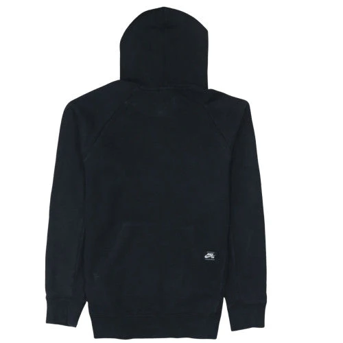 Nike SB Men's Black Pullover Hoodie Small Logo Fleece Sweatshirt - Image 4