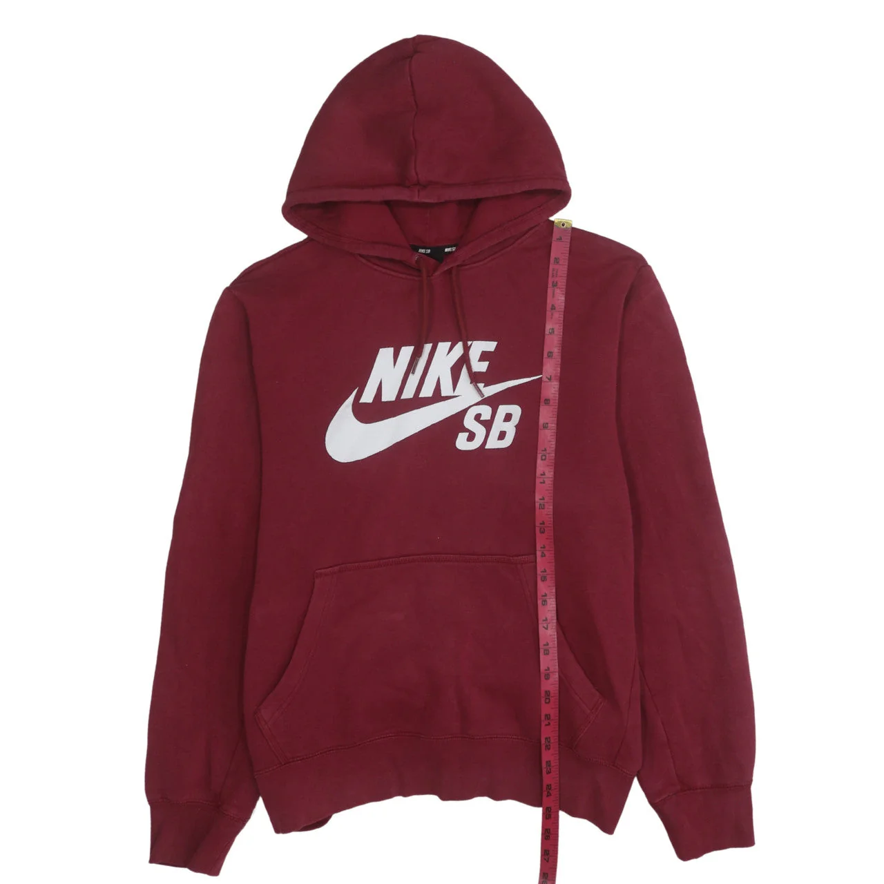 Nike SB Men's Red Pullover Hoodie Medium Fleece Skate Sweatshirt - Image 3