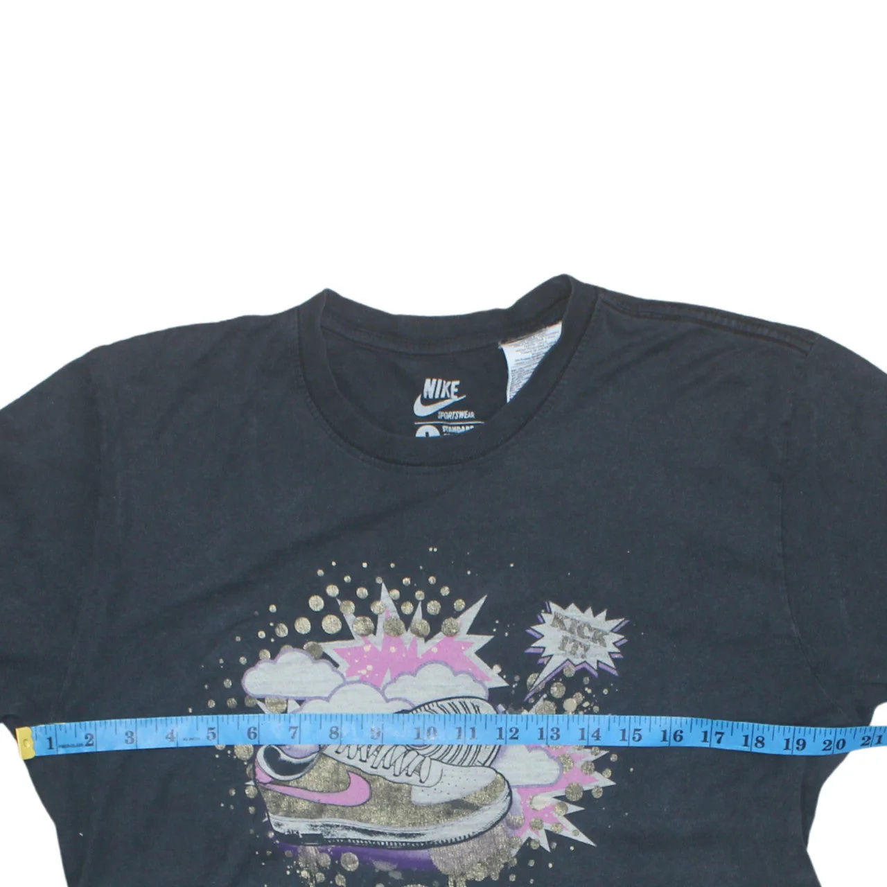 Nike Sportswear Men's Black Graphic Print T-Shirt Size L - Image 3