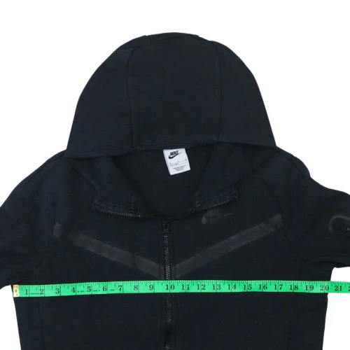 Nike Teens Black Full Zip Hoodie XL Fleece Sportswear - Image 3