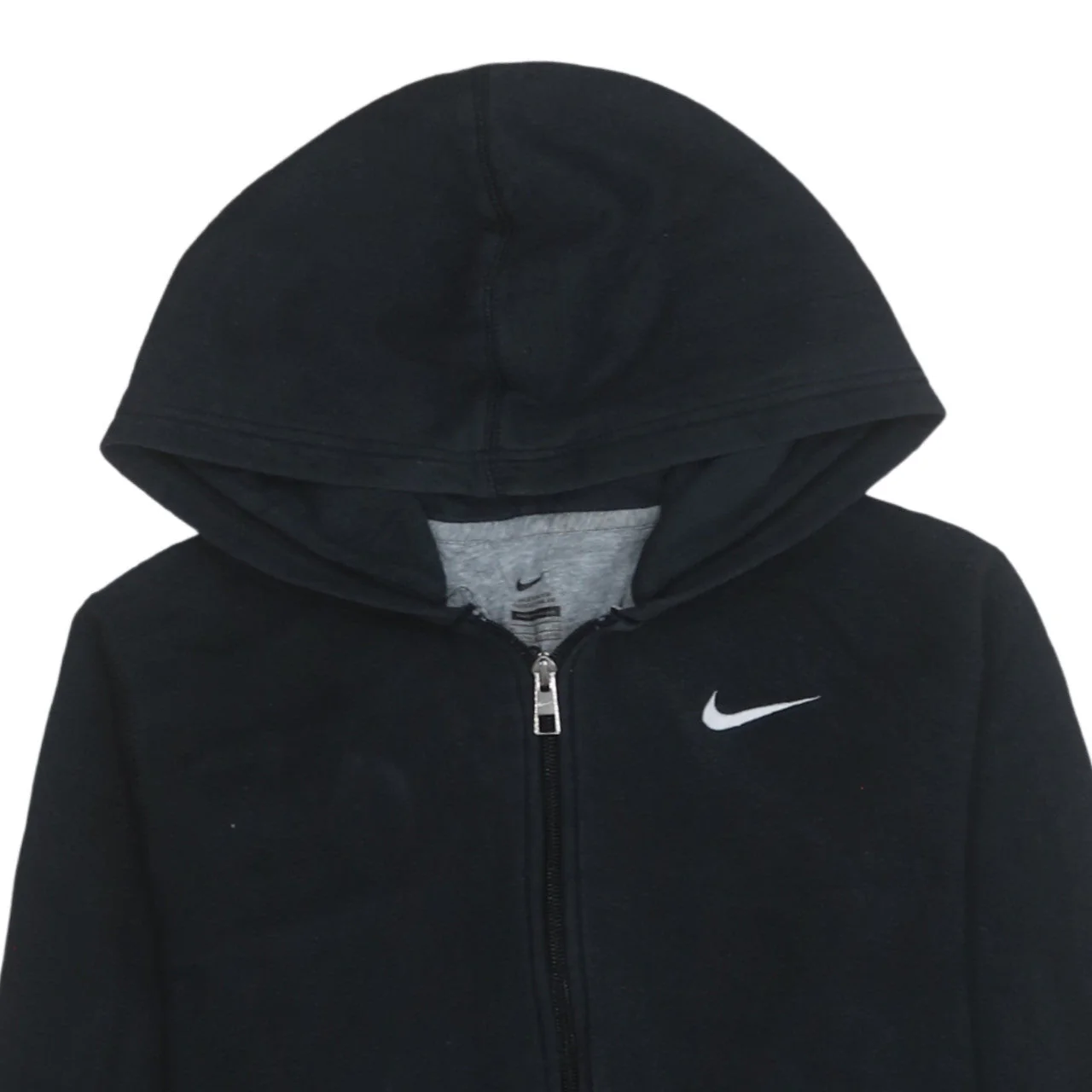 Nike Teens Black Full Zip Hoodie XL Fleece Sweatshirt - Image 8