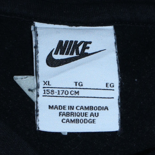 Nike Teens Black XL Pullover Hoodie with Yellow Logo - Image 6