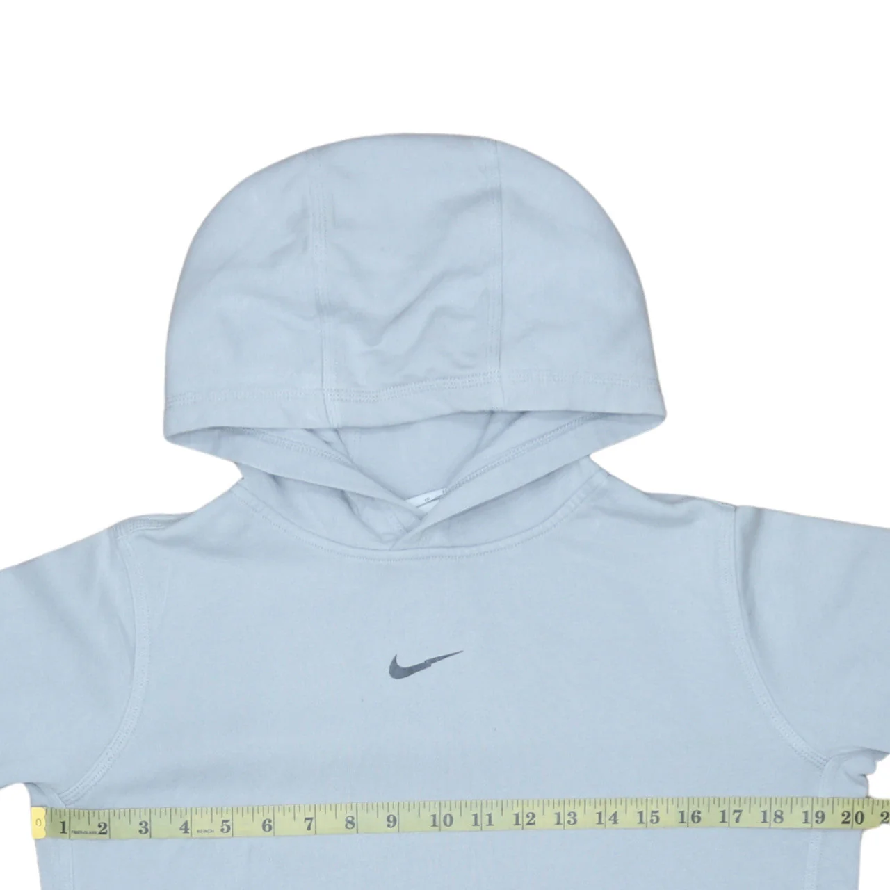 Nike Teens Blue Pullover Hoodie XL Fleece Logo Sweatshirt - Image 3