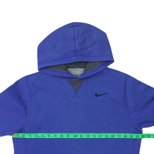 Nike Teens Blue Pullover Hoodie XL Fleece Sportswear - Image 2